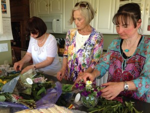 Silke, center, with my Aunt Christa, left, and cousin Fiona